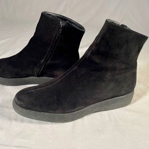 Black Suede Robert Clergerie Booties sz 8.5